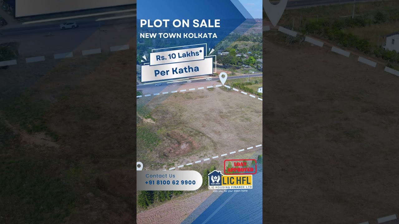 Plot for Sale in New Town Kolkata | ₹10 Lakh per Kattha | Call Now +918100629900 #shots