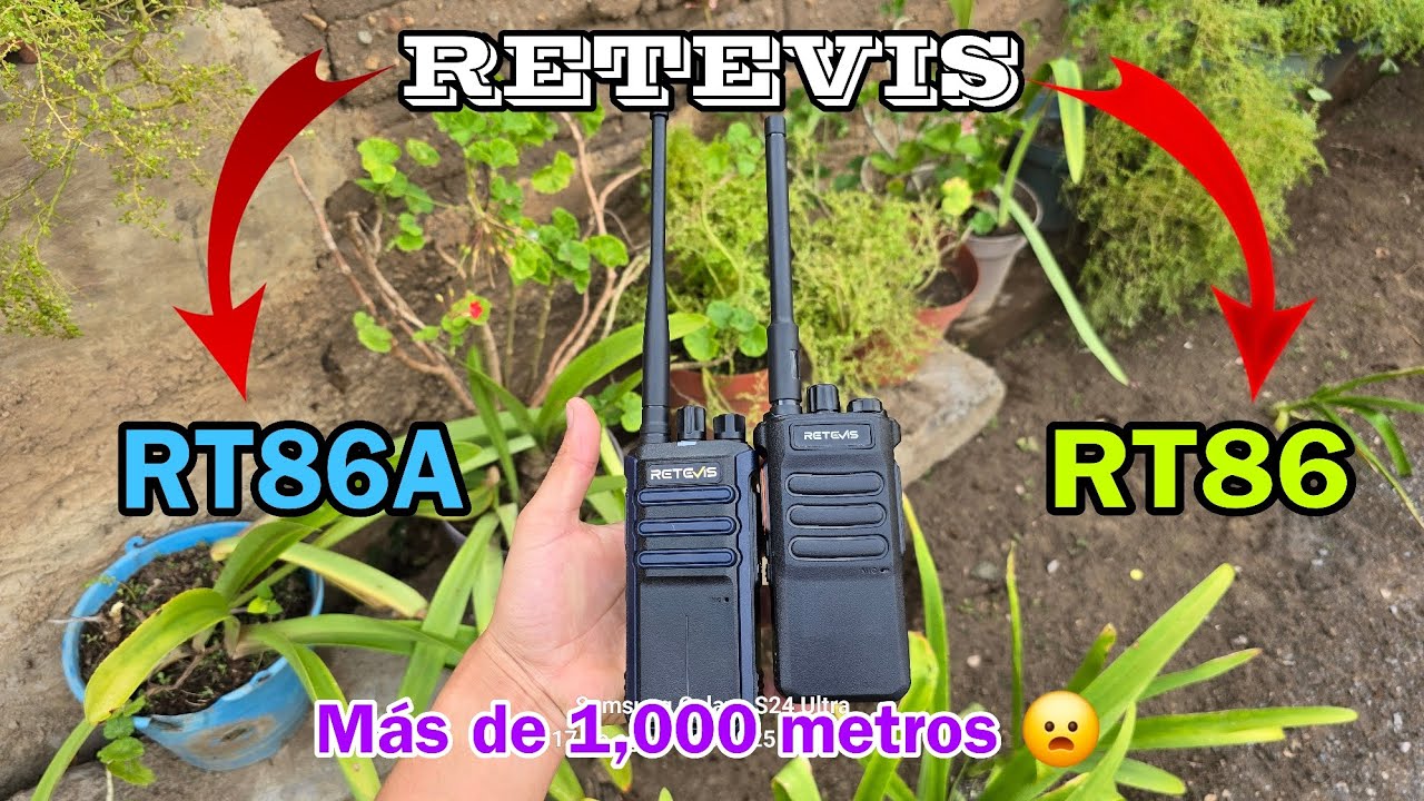 Dos Walkie Talkie de largo alcance | RETEVIS RT86 y RT86A #retevis #unboxing 