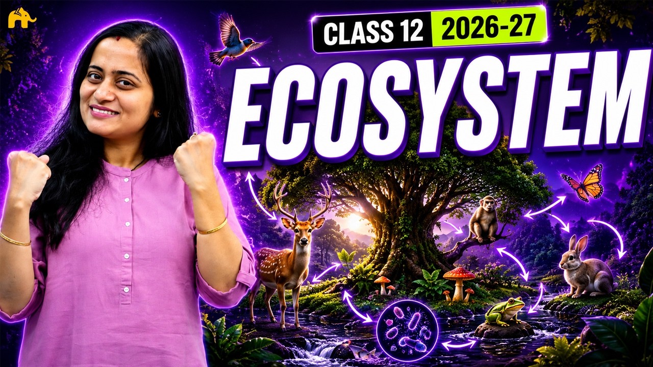 Ecosystem Class 12 One Shot | Biology NCERT Chapter 12 | CBSE NEET