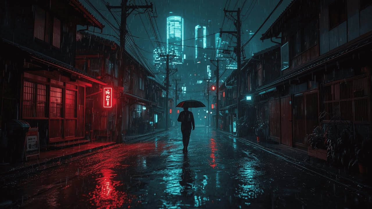 Rainy Street Lofi Beats | Relax & Study