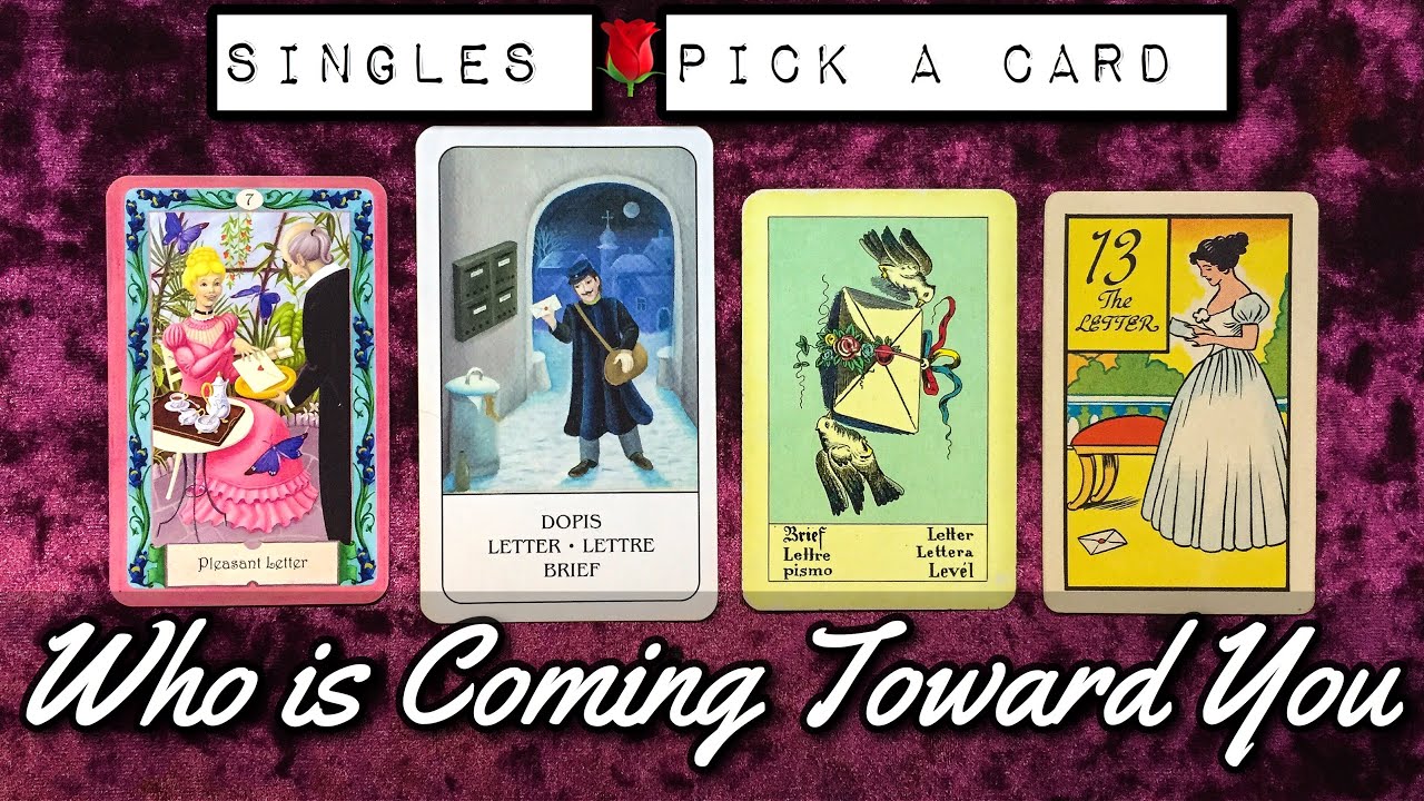 PICK A CARD 💜 SINGLES! WHO IS COMING TOWARD YOU?! 🧐