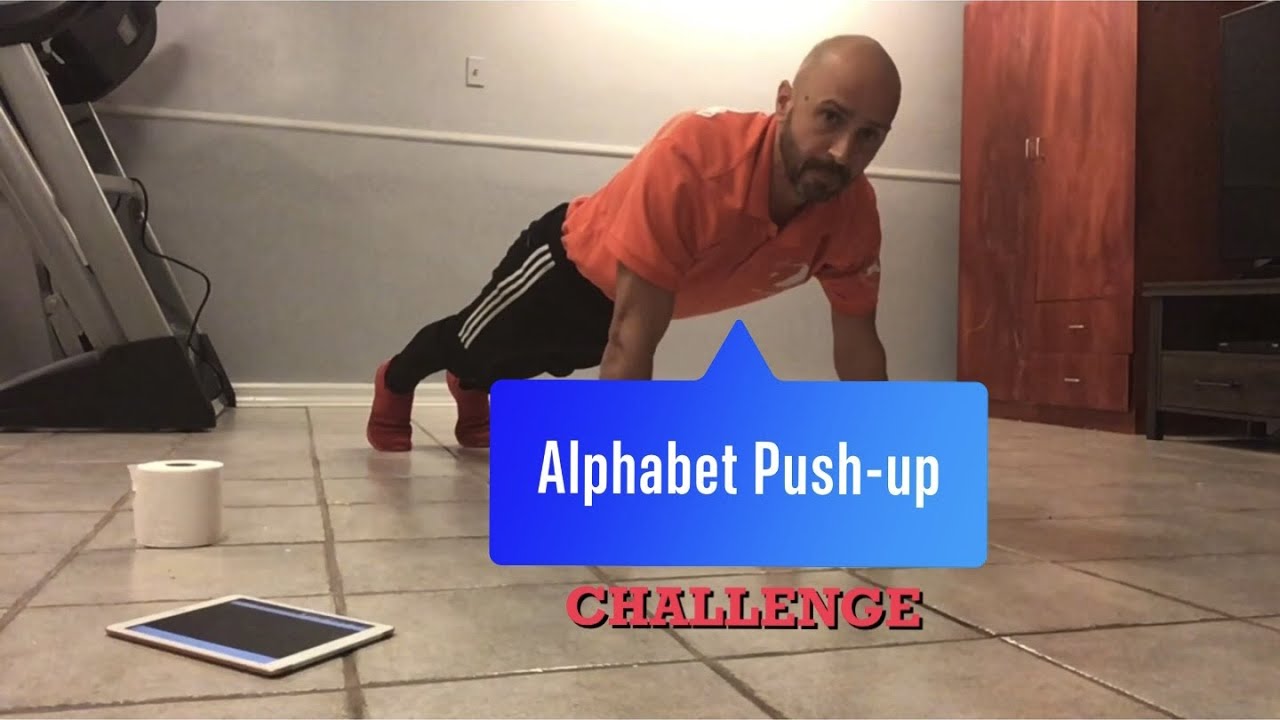 PE At Home: “Alphabet Push-up” Challenge