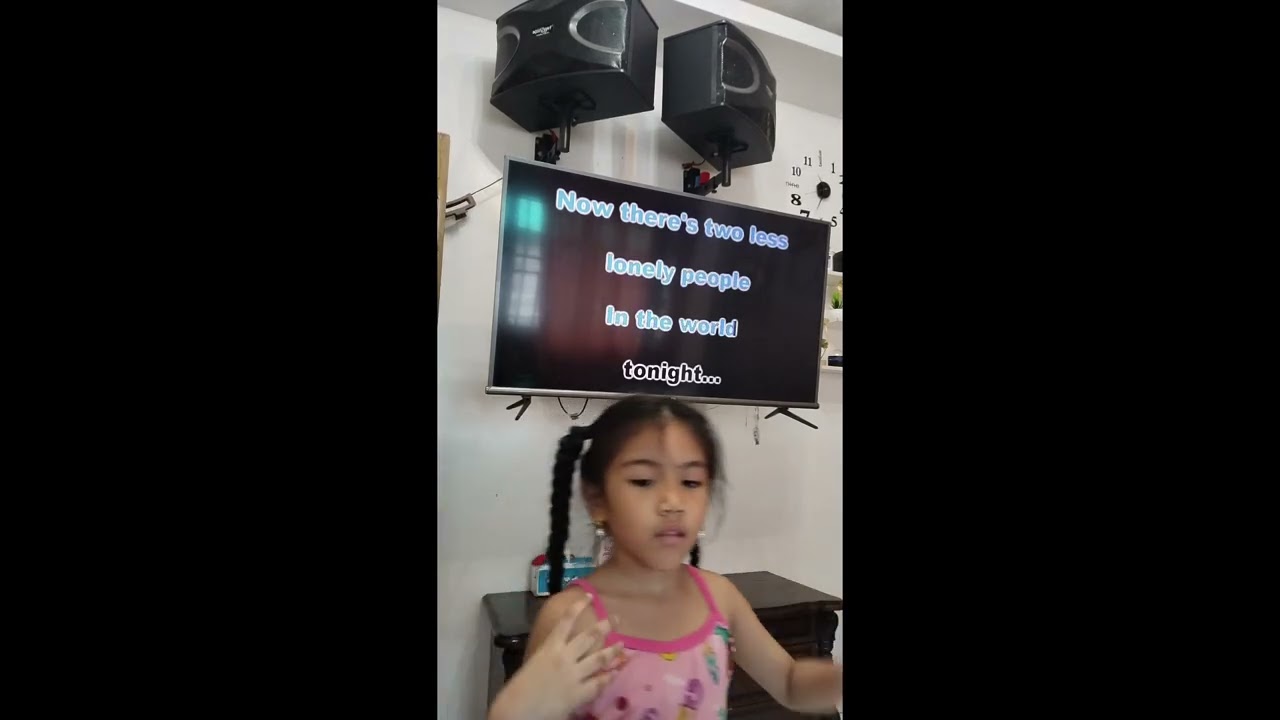 Karaoke time while alone