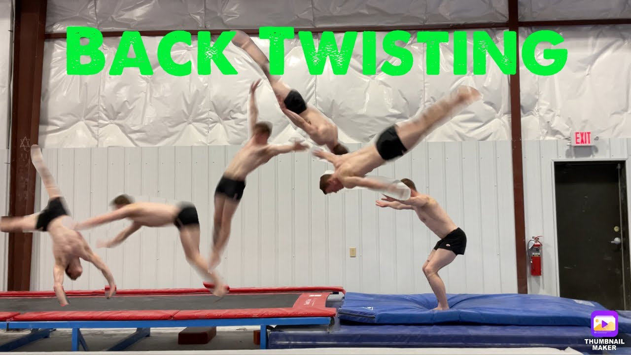 Backward Saltos on Tumbl Trak