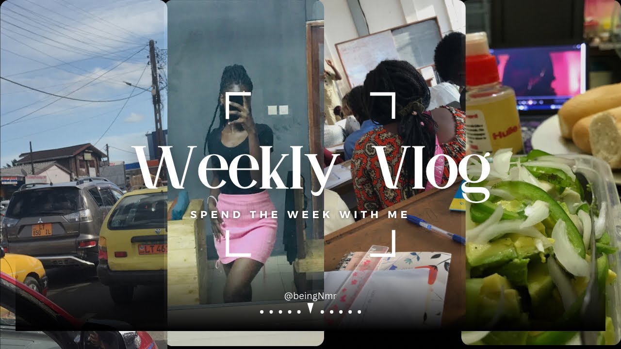 Ma vie d’étudiante à Douala…||Stage, fac, sortie…|| Vlog.