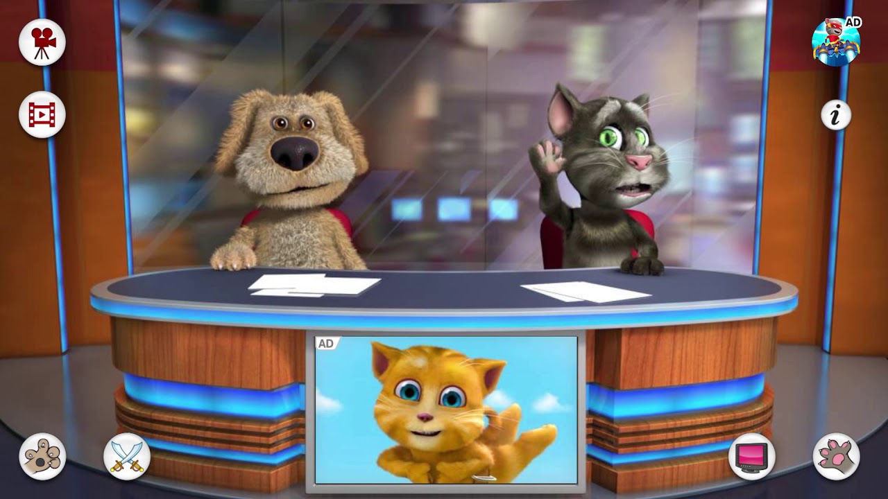 Talking Tom and Ben Sing Yakko's World