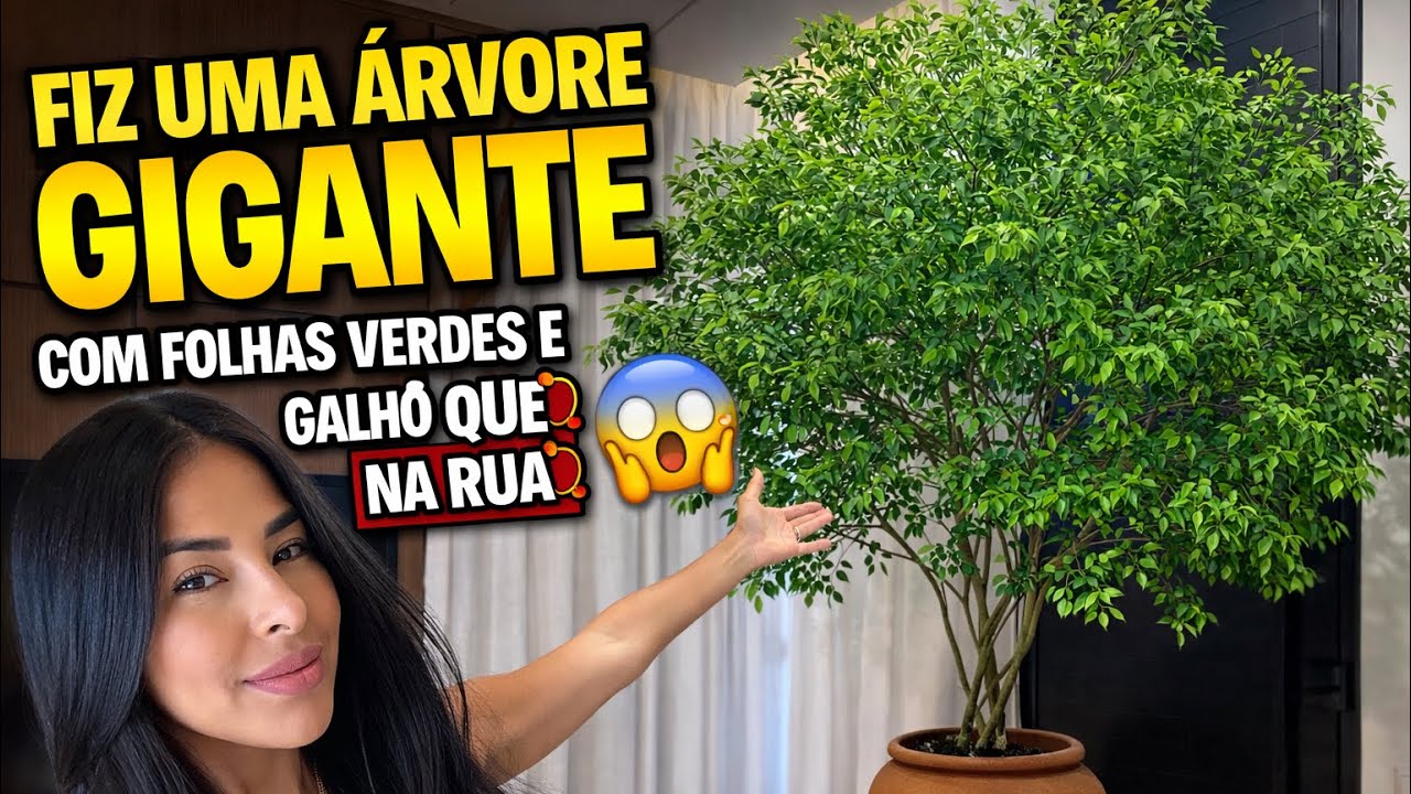 Como eu fiz uma árvore preservada gastando menos de 100 reais 😱 fácil demais 