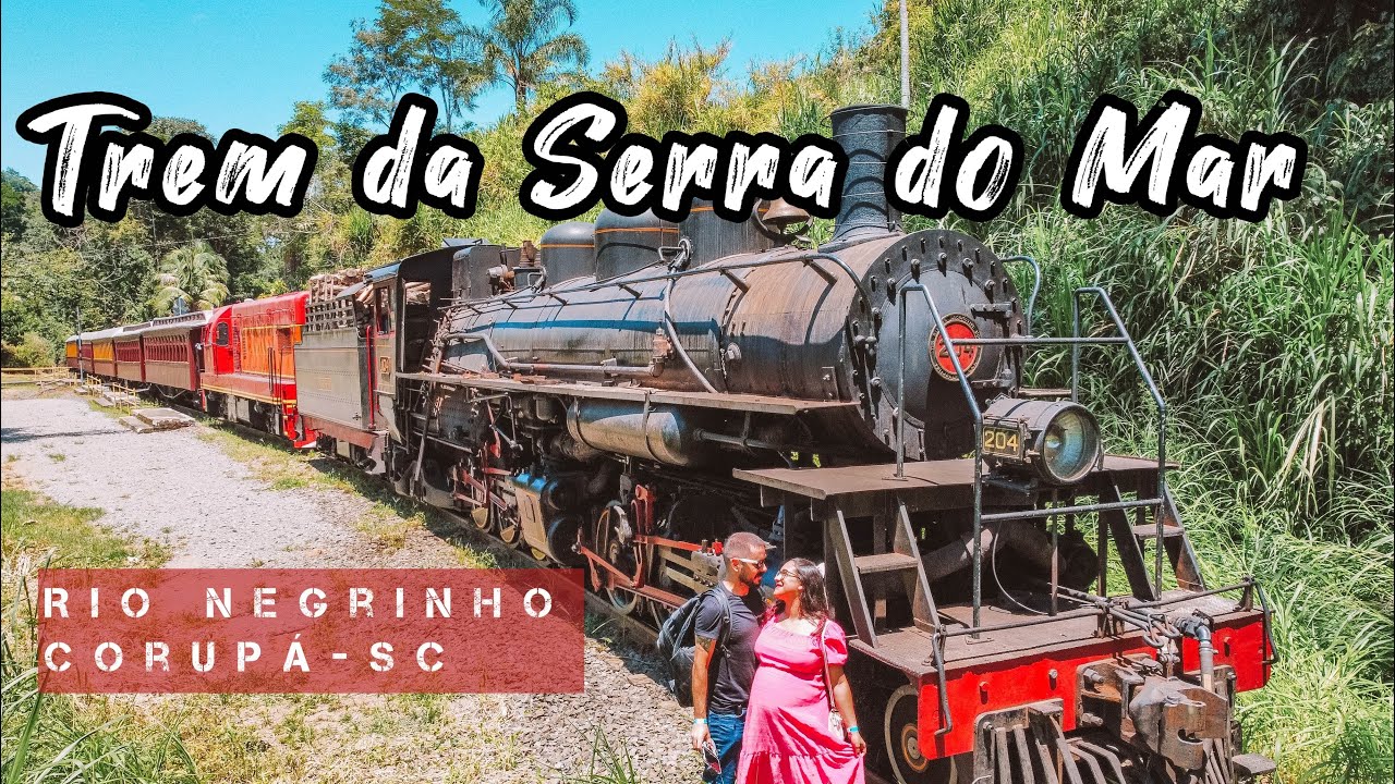 Passeio de Trem em Santa Catarina | Mais longo de serra no Brasil tracionado por locomotiva à vapor