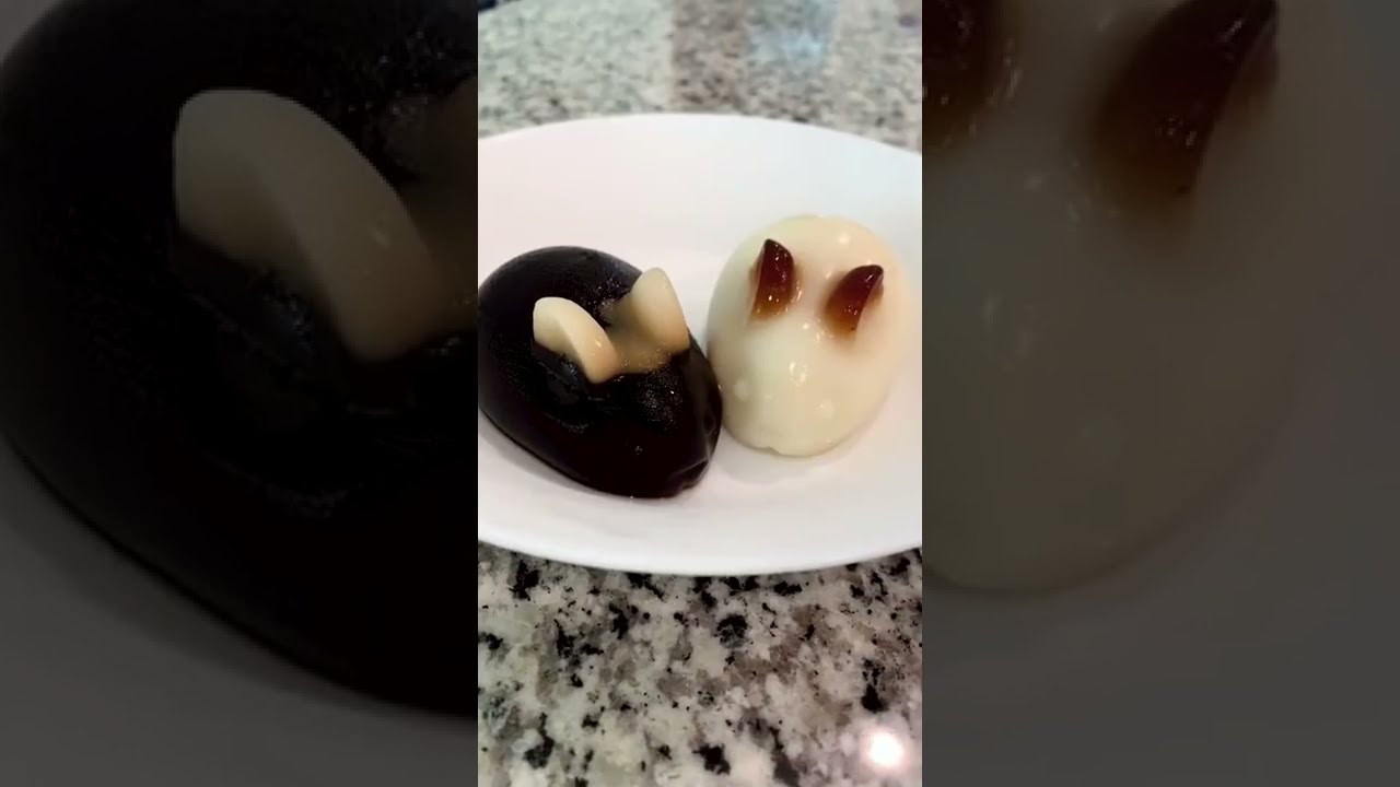 Coffee Jelly Bunnies | #shorts