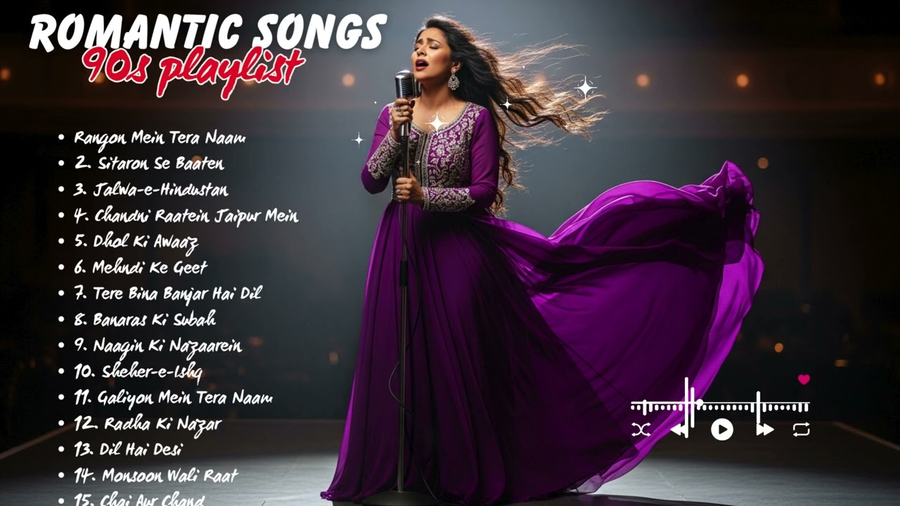 Top Relaxing 90s Hindi Romantic Songs | Timeless Bollywood Love