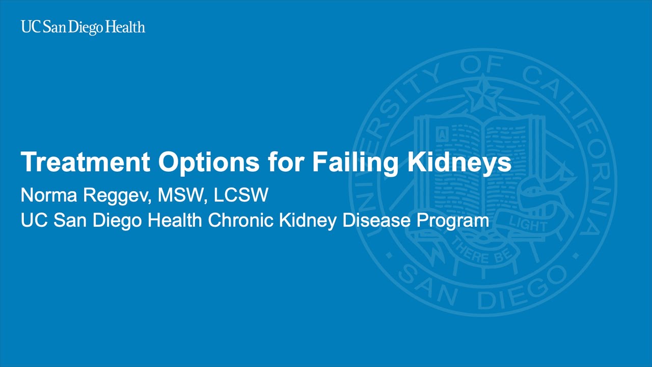 Treatment Options for Failing Kidneys