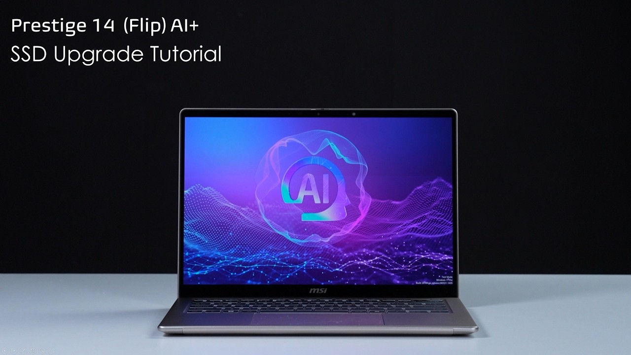 MSI Prestige 14(Flip) AI+ C3M Series Upgrade Tutorial