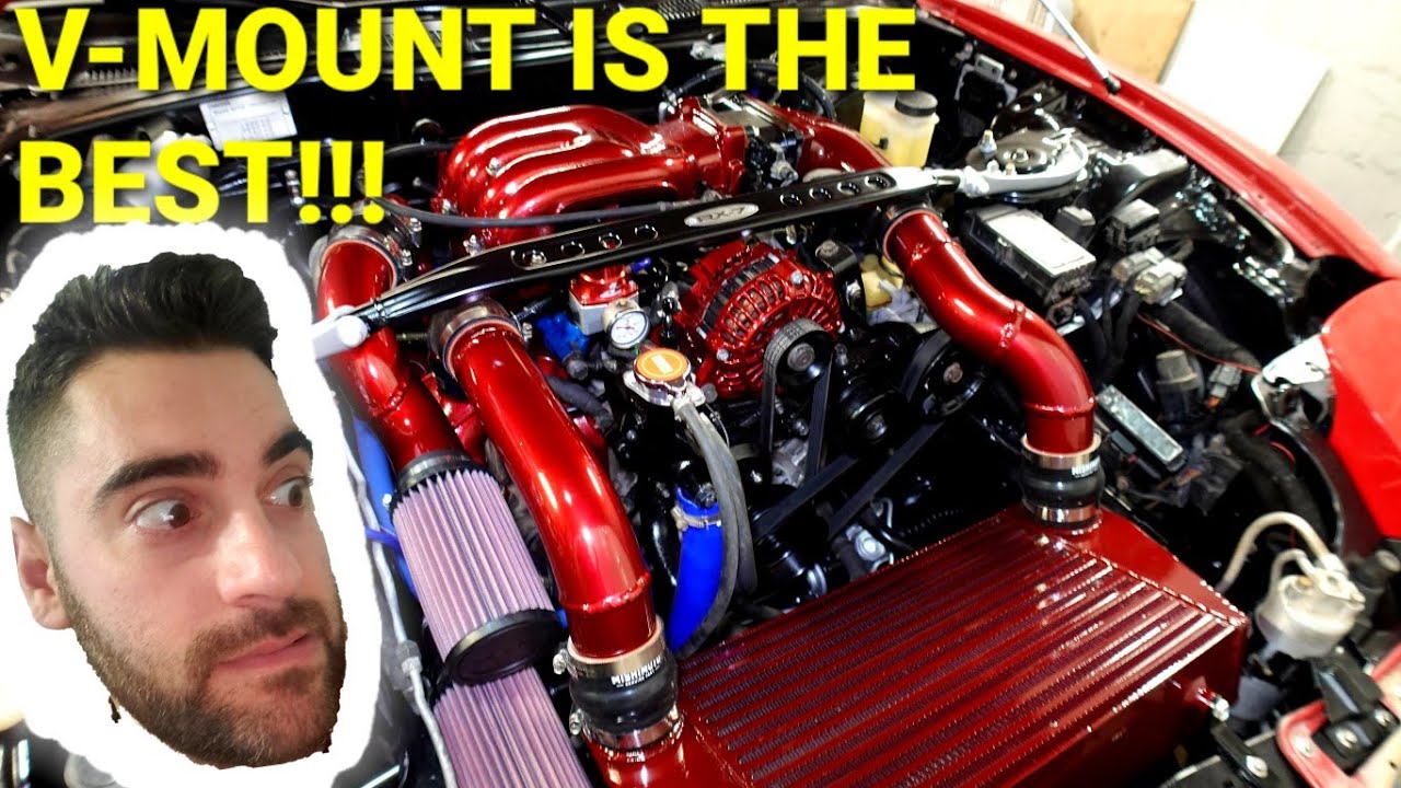 MAZDA RX7 FD V-MOUNT INTERCOOLER INSTALLATION