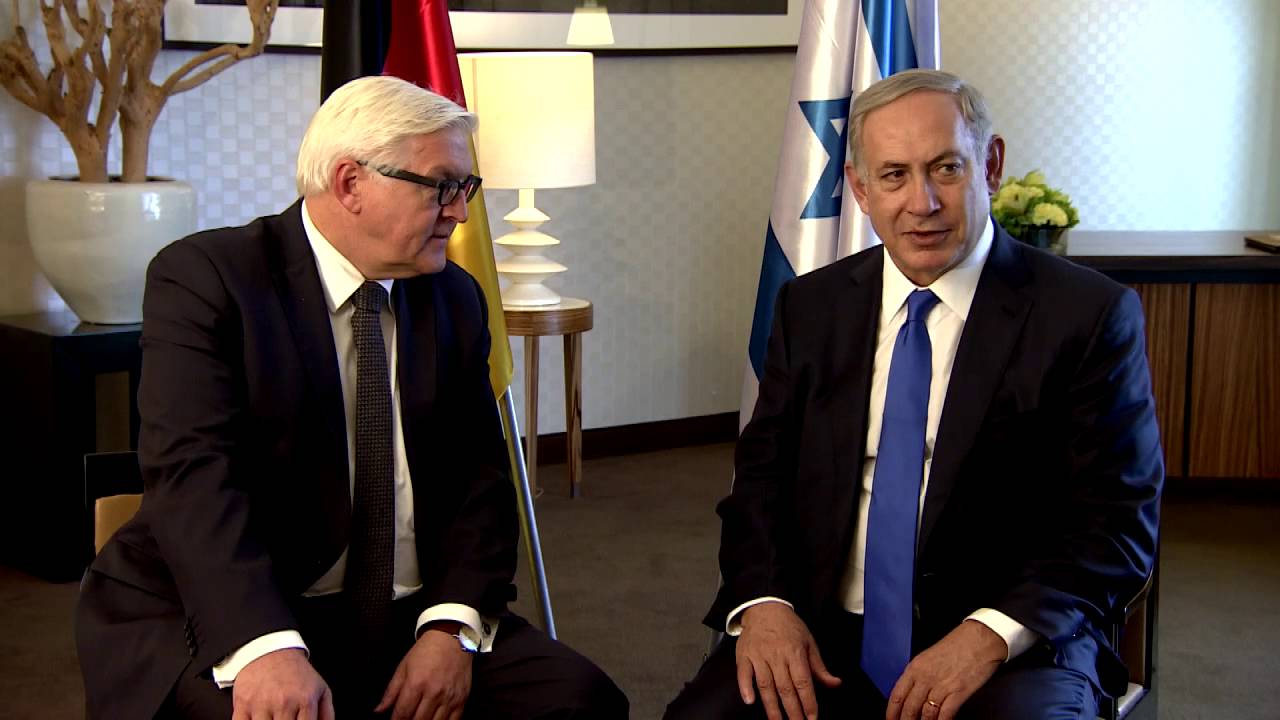PM Netanyahu Meets German FM Frank-Walter Steinmeier