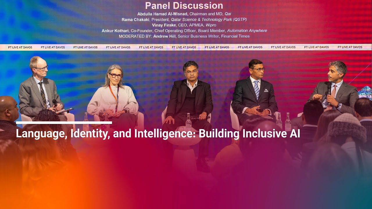 WEF 2026 | Language, Identity, and Intelligence Building Inclusive AI