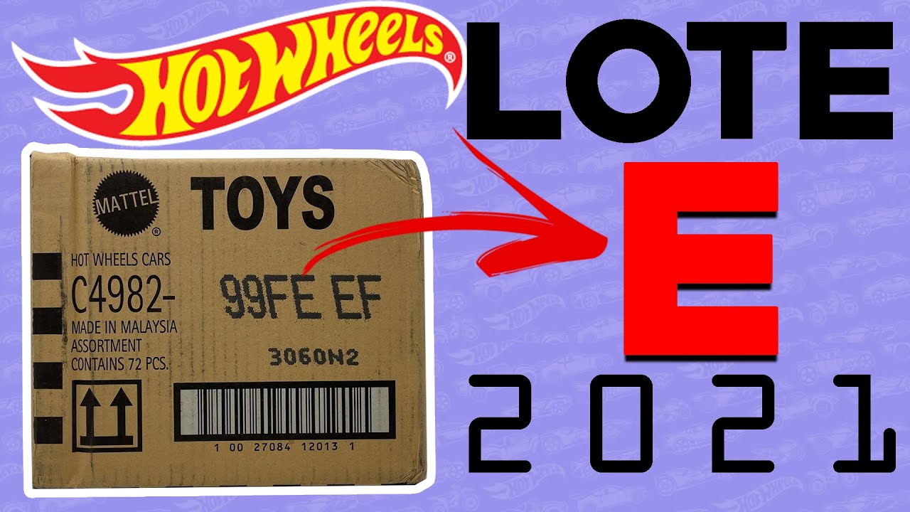 HOT WHEELS CAIXA LOTE E 2021