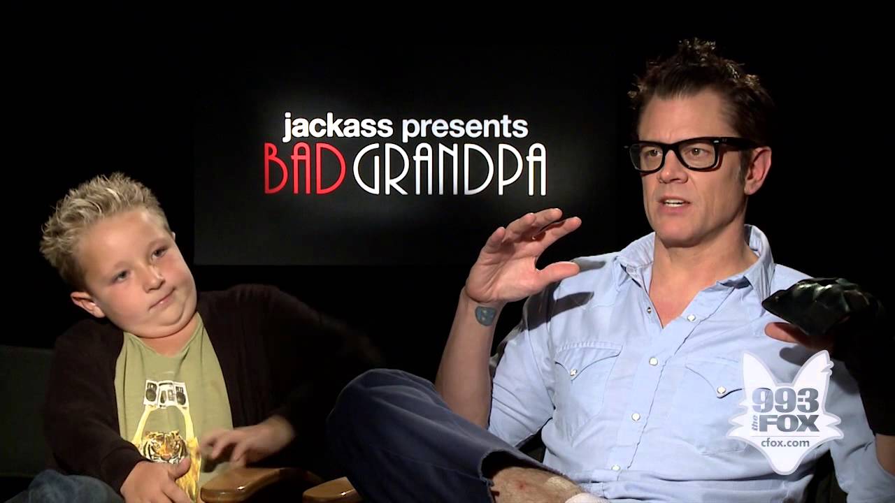 Drex with Johnny Knoxville & Jackson Nicoll for Jackass Presents: Bad Grandpa
