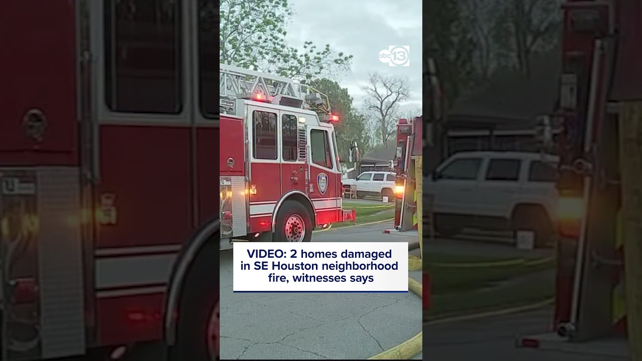 2 homes damaged in southeast Houston neighborhood fire, witnesses say
