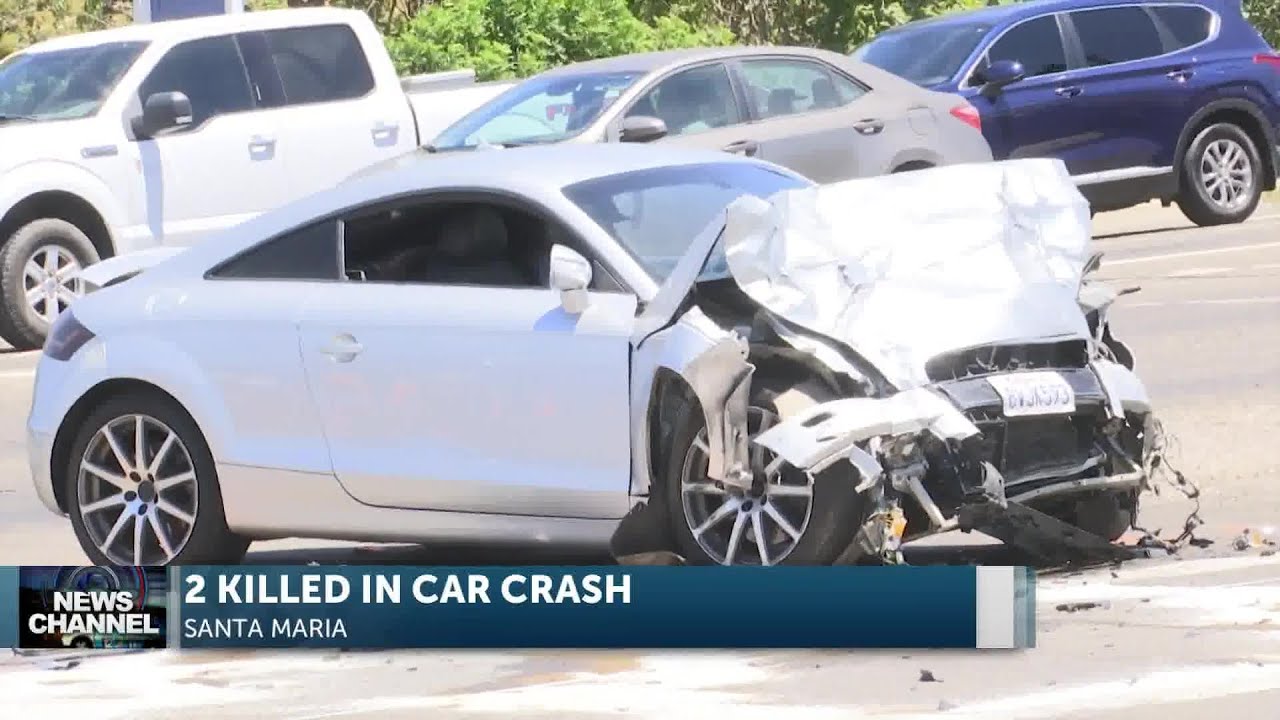 Two dead, one injured in two-vehicle crash in Santa Maria