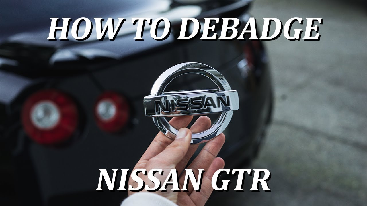 NO MORE NISSAN (Emblem) 🤮 | Debadging GTR