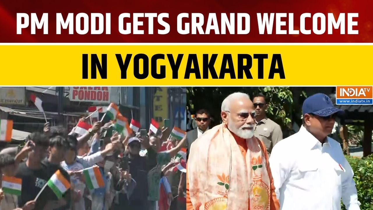 PM Modi Visits Indonesia's Prambanan Temple with President Prabowo | Grand Welcome in Jakarta Visit
