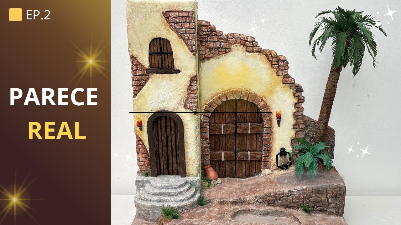 Segunda parte Elaboración de pesebre con material reciclado. #hechoenperú