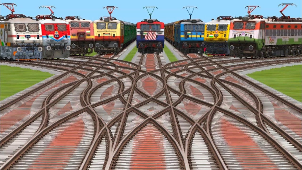Indian trains dijle enjeen and electri City centre route change running faster vandhebhart express 