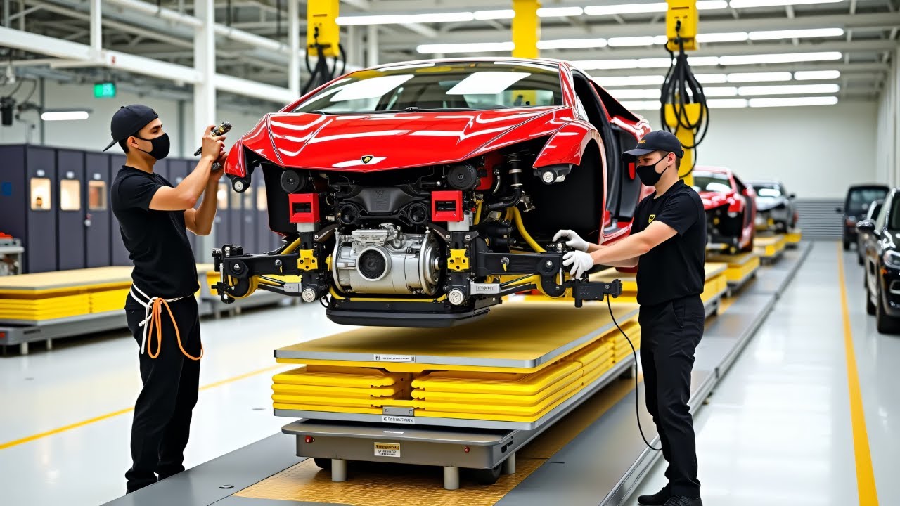 Как создается Lamborghini: внутри итальянского завода суперкаров стоимостью 500 тысяч долларов | ...