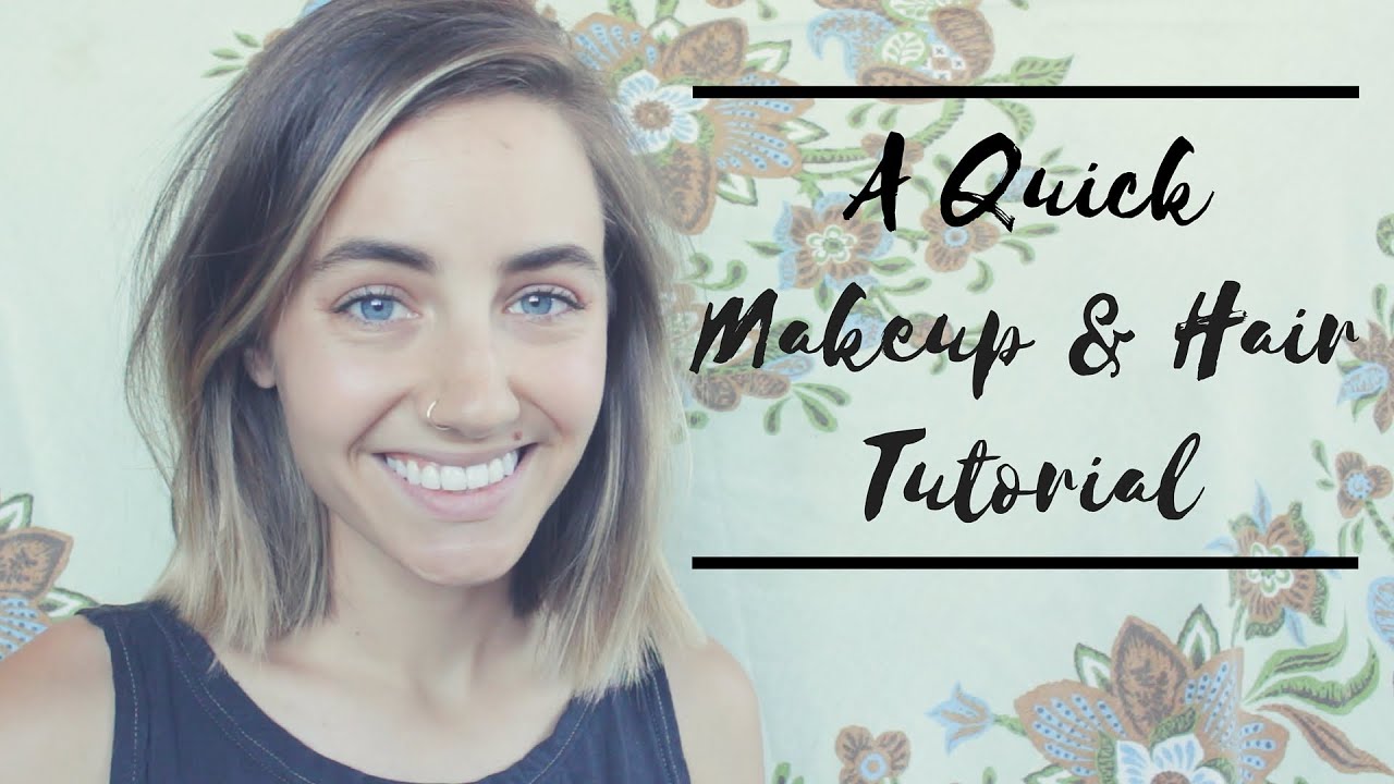 Minimalistic Everyday Makeup & Hair