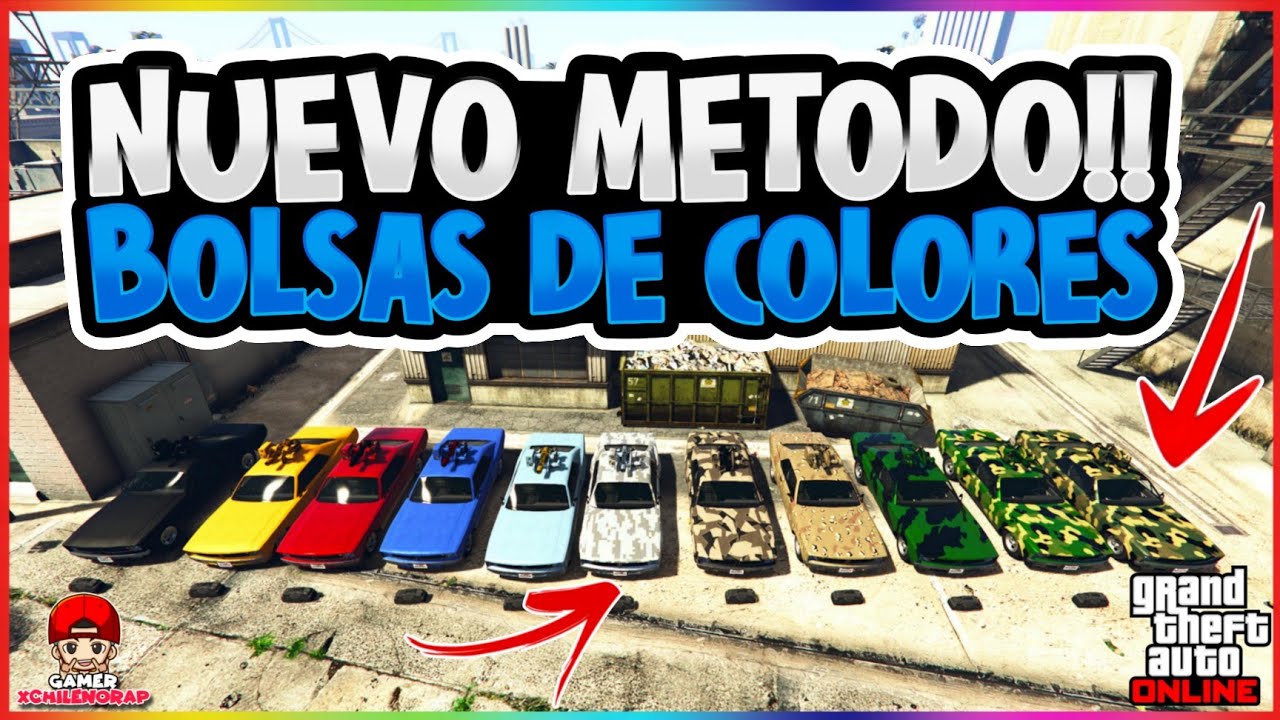 METODO NUEVO!! | SACAR BOLSOS DE COLORES | TODAS MOCHILAS DE COLORES | PARA CONJUNTOS | GTA 5 ONLINE