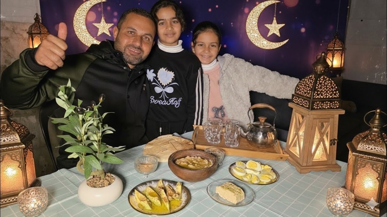 سحورنا المتواضع في أول ليلة رمضان🌙أجواء تملأها البركه والسعاده ❤️