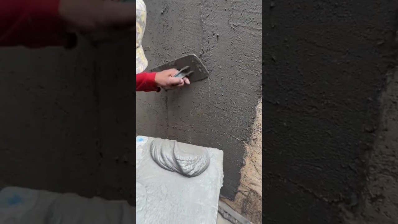 Secret Wall Plastering Construction #renovation