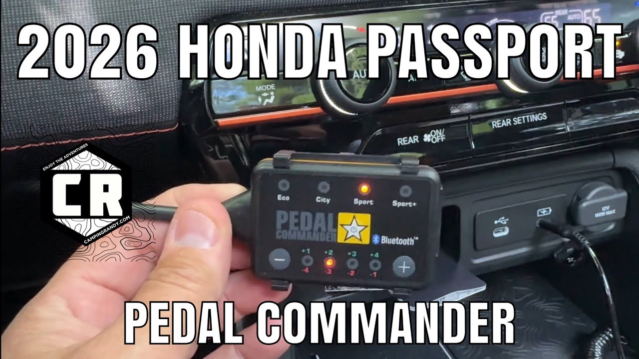 Pedal Commander 2026 Honda Passport TrailSport PC-72 a CampingRandy Review