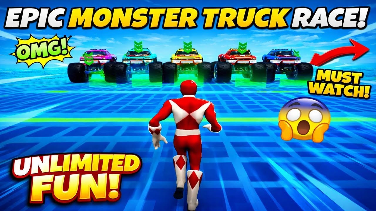 Epic Monster Truck Race 🔥 | Sabse Khatarnak Monster Truck Gameplay 😱