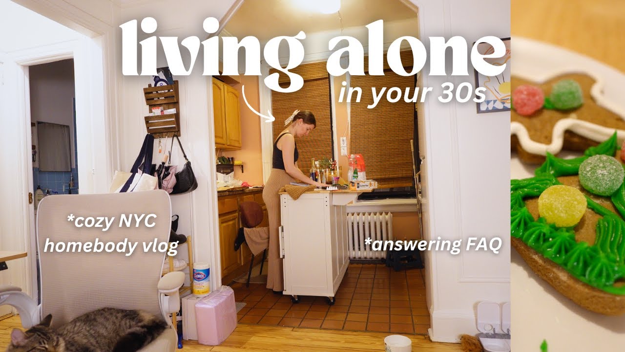 Alone for the holidays in New York City *days in my life vlog & baking cookies*