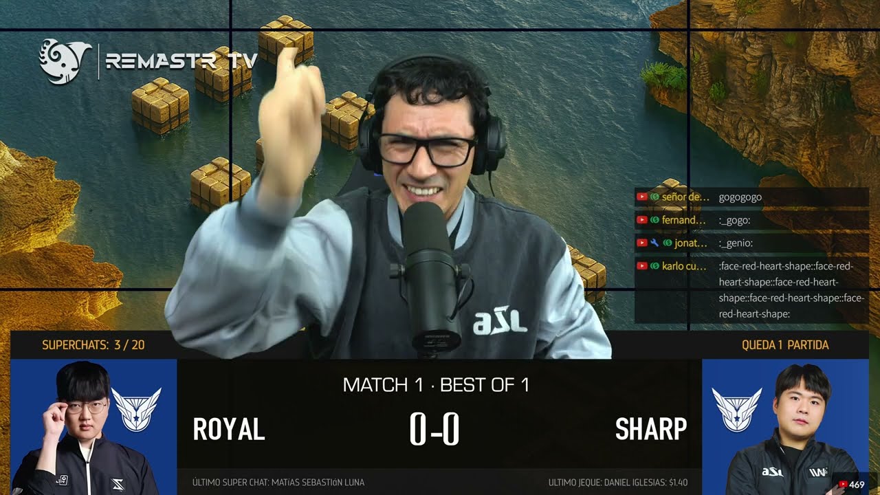 STARCRAFT COREANO GOSU 🇰🇷 ROYAL vs SHARP 🇰🇷 | M1·BO1
