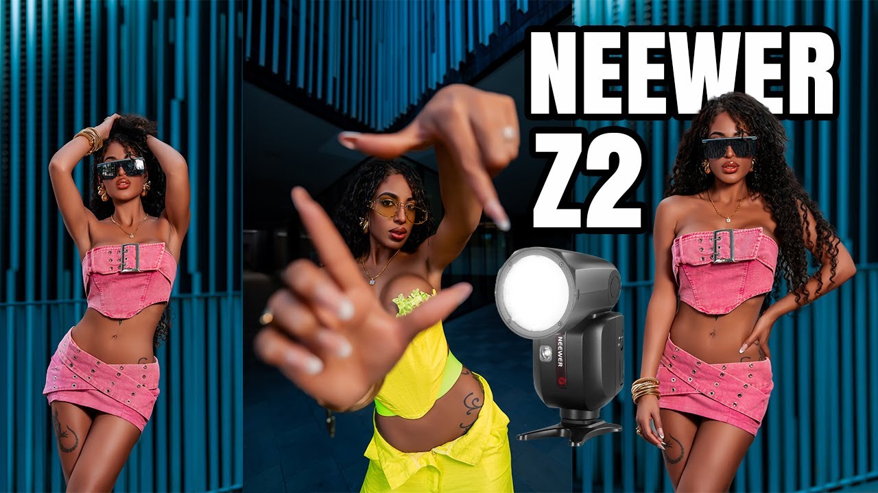 Neewer Z2 Flash Speedlight con Testa Tonda Magnetica 76W