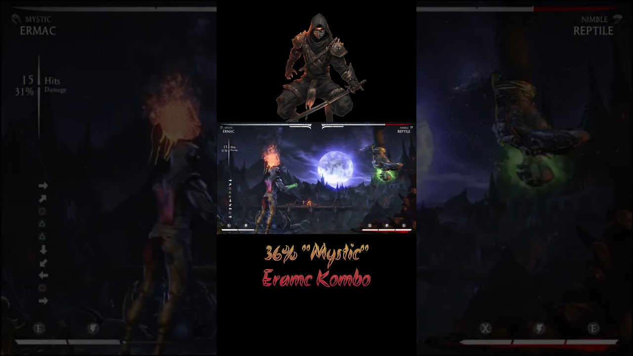 EASY Ermac MKX Combo That YOU Can Do And Has Good Damage