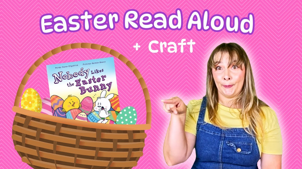 NOBODY LIKES THE EASTER BUNNY Read Aloud with Jukie Davie! | Easter Book and Bunny Craft for Kids