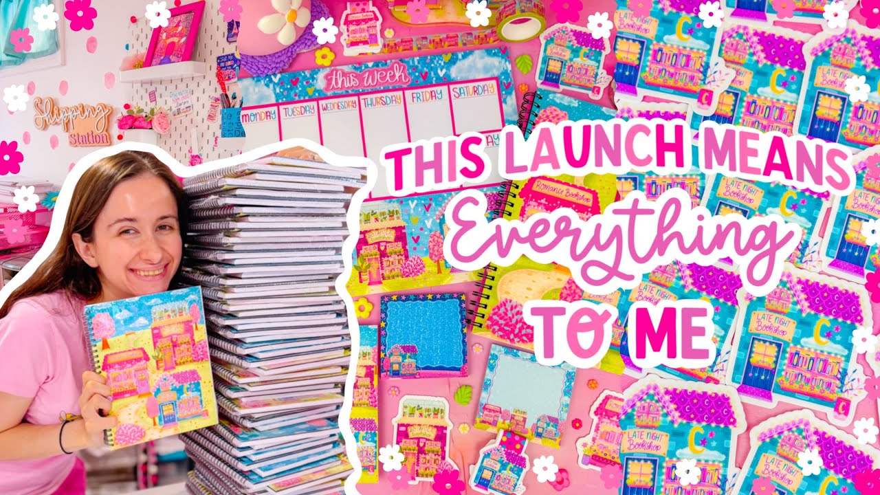 This Is the Launch I’ve Poured My Whole Heart Into… Welcome to Bookshop Avenue 💕 Studio Vlog