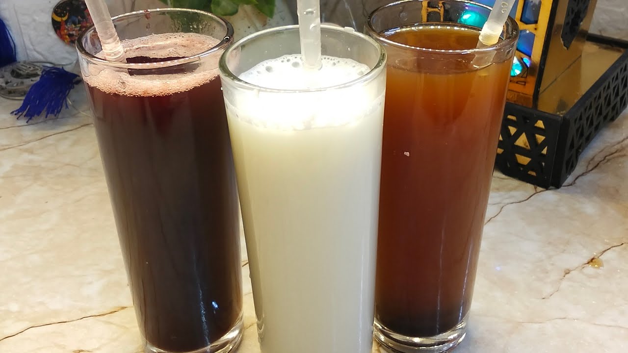 #ثلاث مشروبات رمضانيه لذيذه جدا 