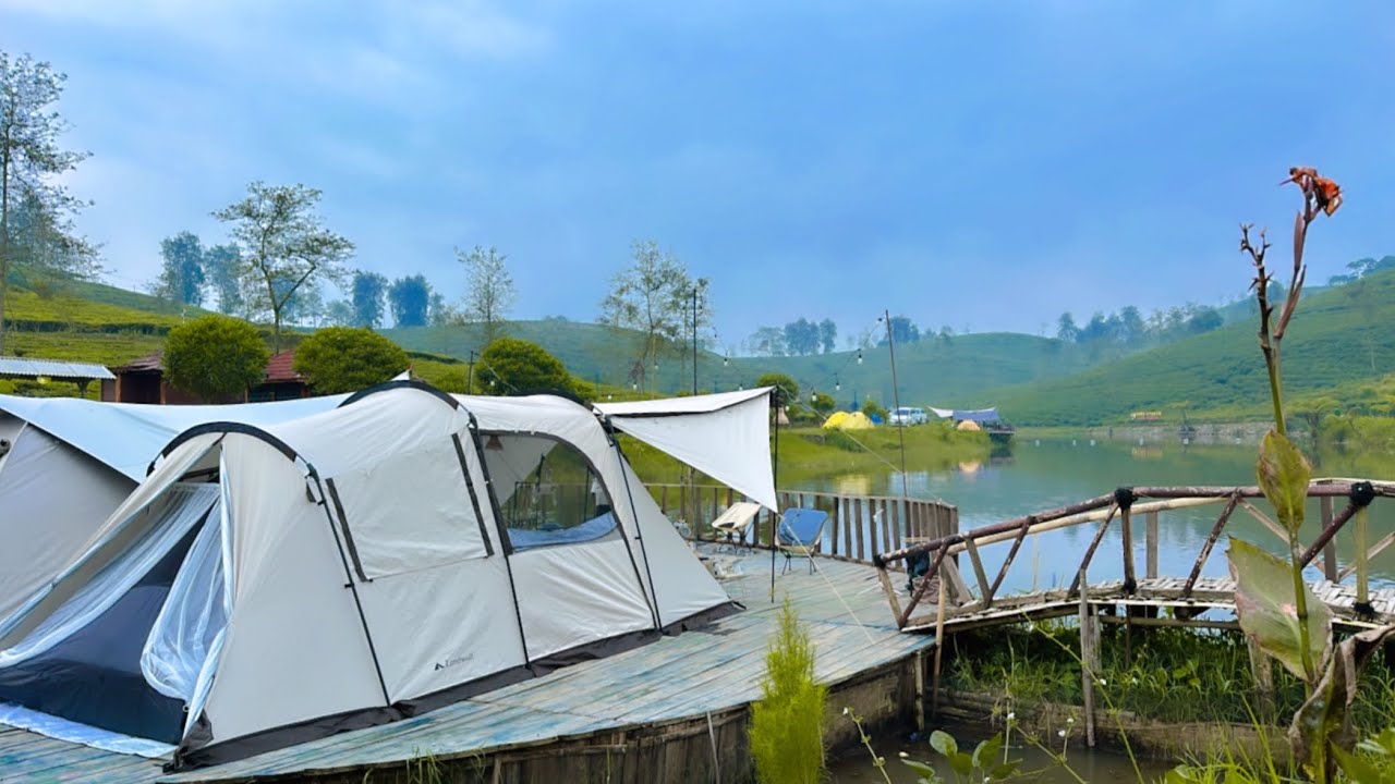 Camping keluarga Situ Datar Buana | landwolf Eclipta indonesia | Pangalengan , Bandung
