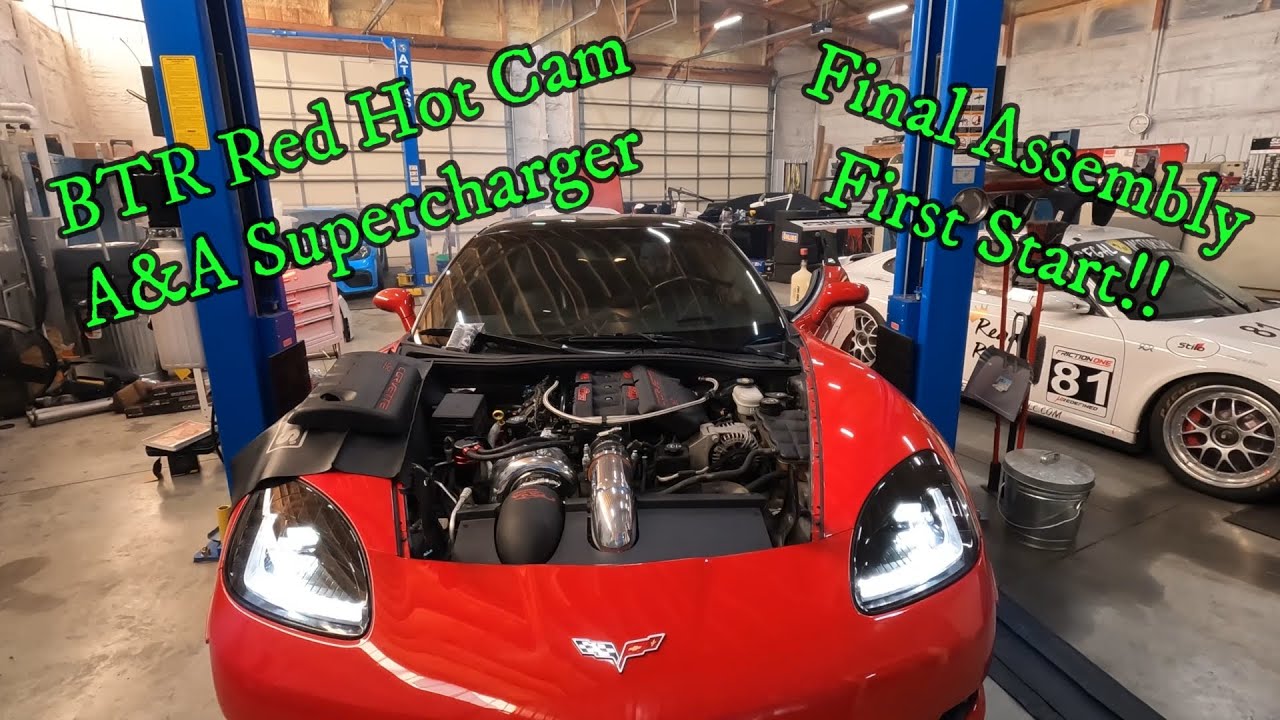 2005 Corvette A&A Supercharger and BTR Cam (First Start Finally!)