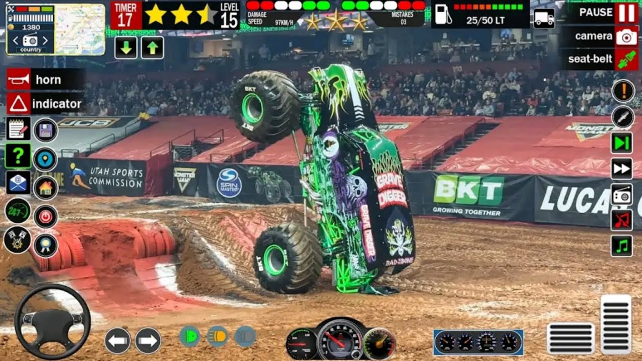4x4 Monster Truck games || Monster Truck  || Android gameplay || 3D monster game #monster