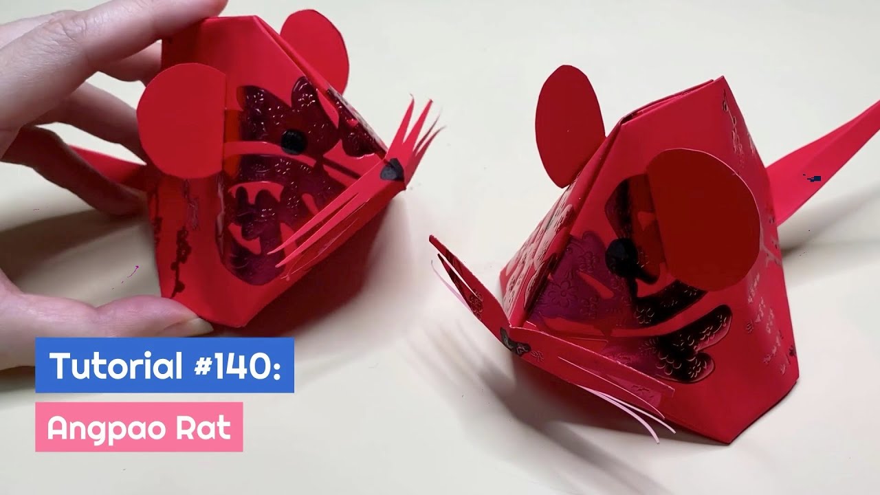 DIY Origami Angpao Rat for Chinese New Year | The Idea King Tutorial #140