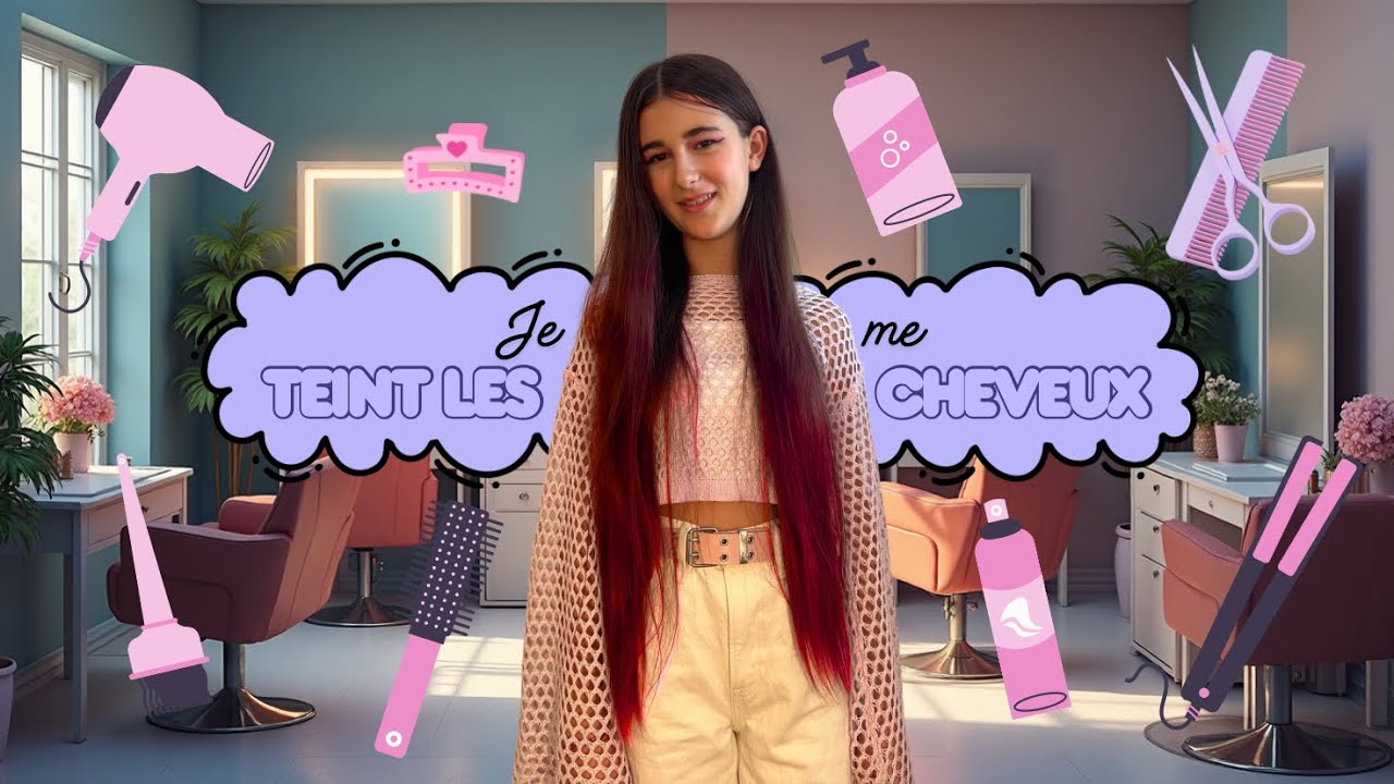 JE ME TEINT LES CHEVEUX!! (J’adore)💖💖