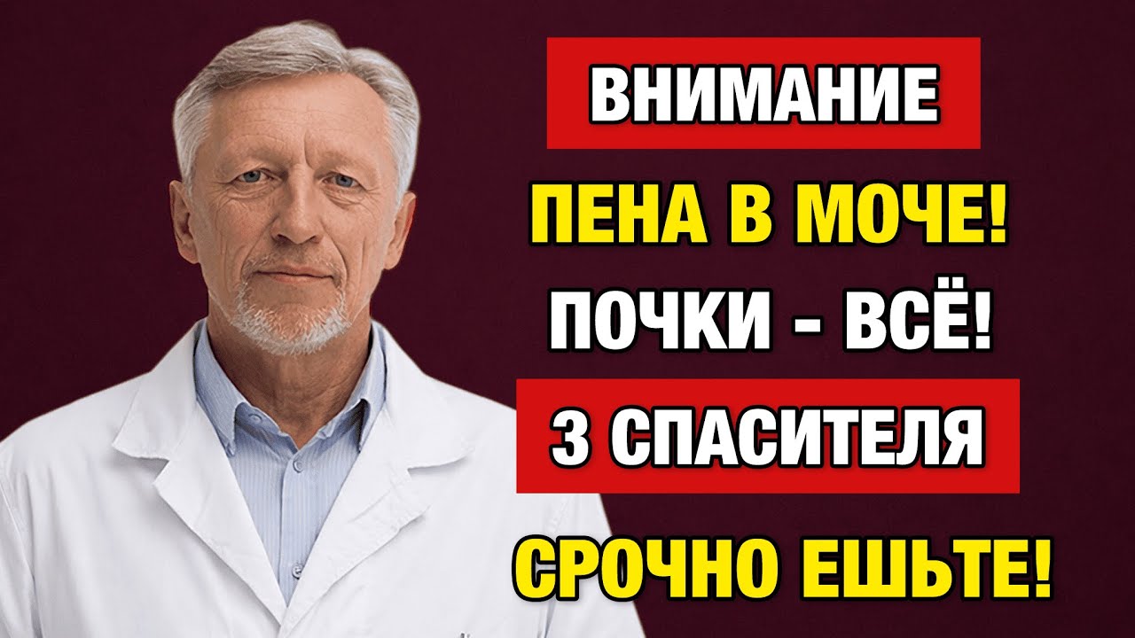 Моча пенится, а ничего не болит? Именно так и начинаются проблемы