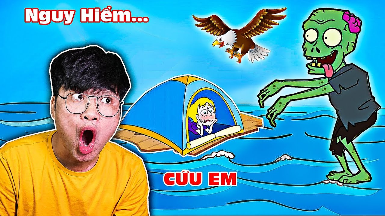Gấu Đỏ Giải Cứu Em Gái Thoát Khỏi ZOMBIE KHỔNG LỒ Và CHIM ĐẠI BÀNG Hung Dữ - Save The Girl