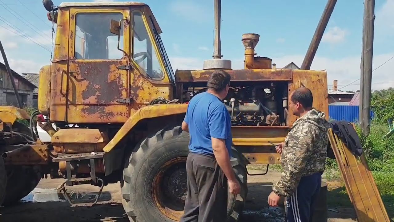 Запуск двигателя Т-150