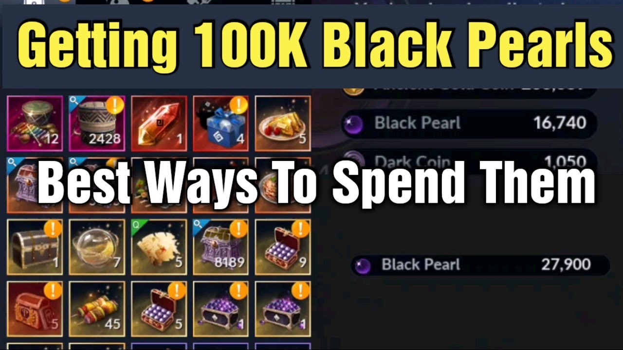 Black Desert Mobile: как получить 100 тыс. Черных жемчужин и как лучше их потратить!?